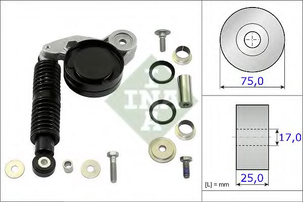 INA 533 0118 10 Repair Kit, v-ribbed belt tensioner